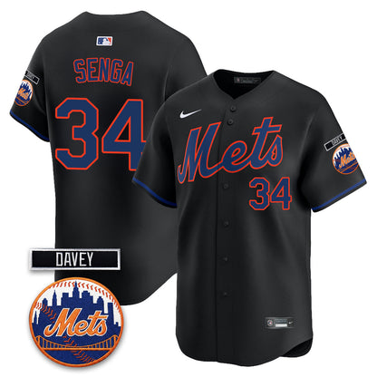NYM 2026 Davey Johnson Memorial Vapor Limited Jersey - All Stitched-DTD