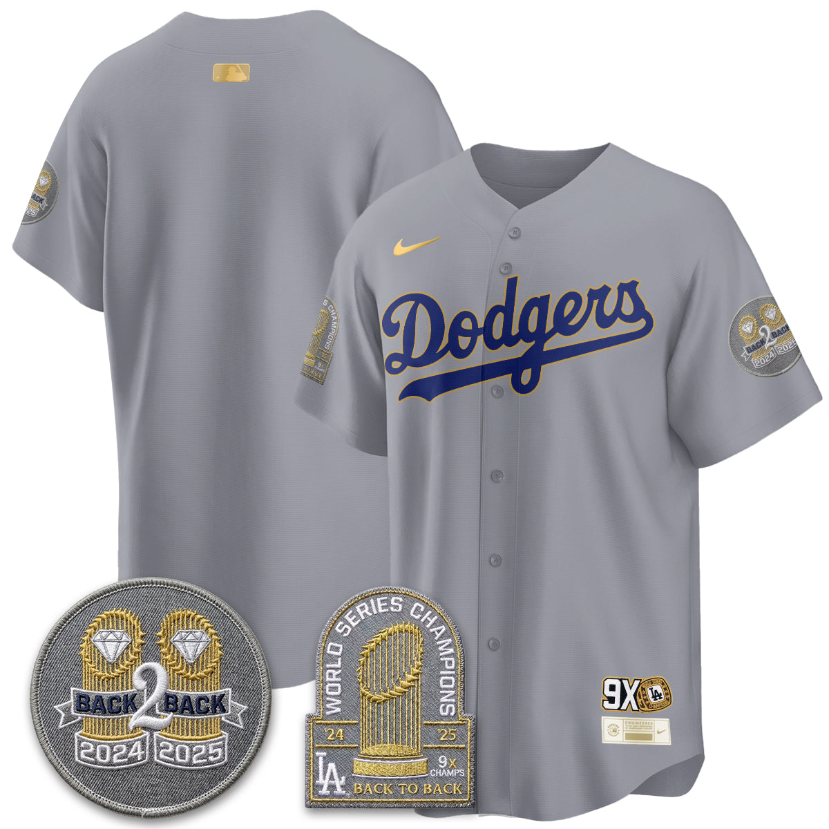 LAD Vapor Limited Jersey - Back to Back Champion - All Stitched-DTD
