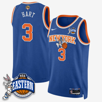 NYK 2026 NBA Finals x Bunny Vapor Jersey - Stitched-DTD