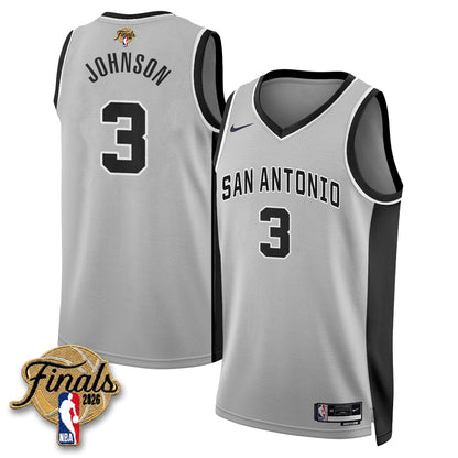 SAS 2026 NBA Western Conference Champions Vapor Jersey V2- Stitched-DTD