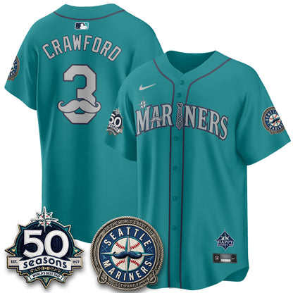SEA Happy Father's Day Vapor Jersey - Stitched-DTD
