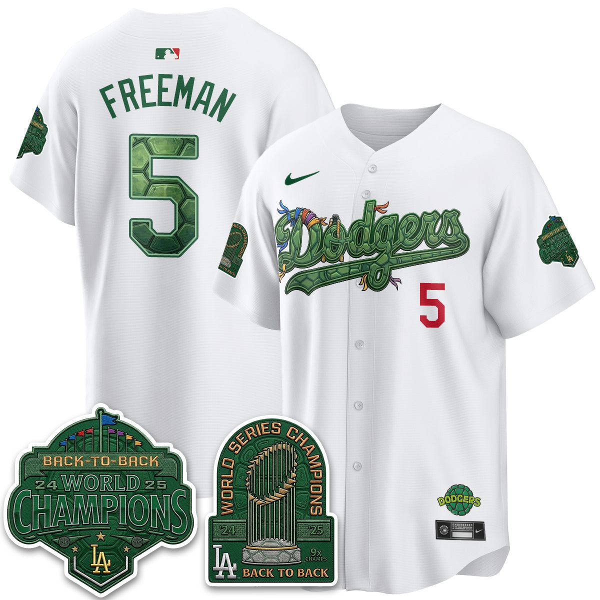 LAD x TMNT 2026 Vapor Jersey - Stitched-DTD