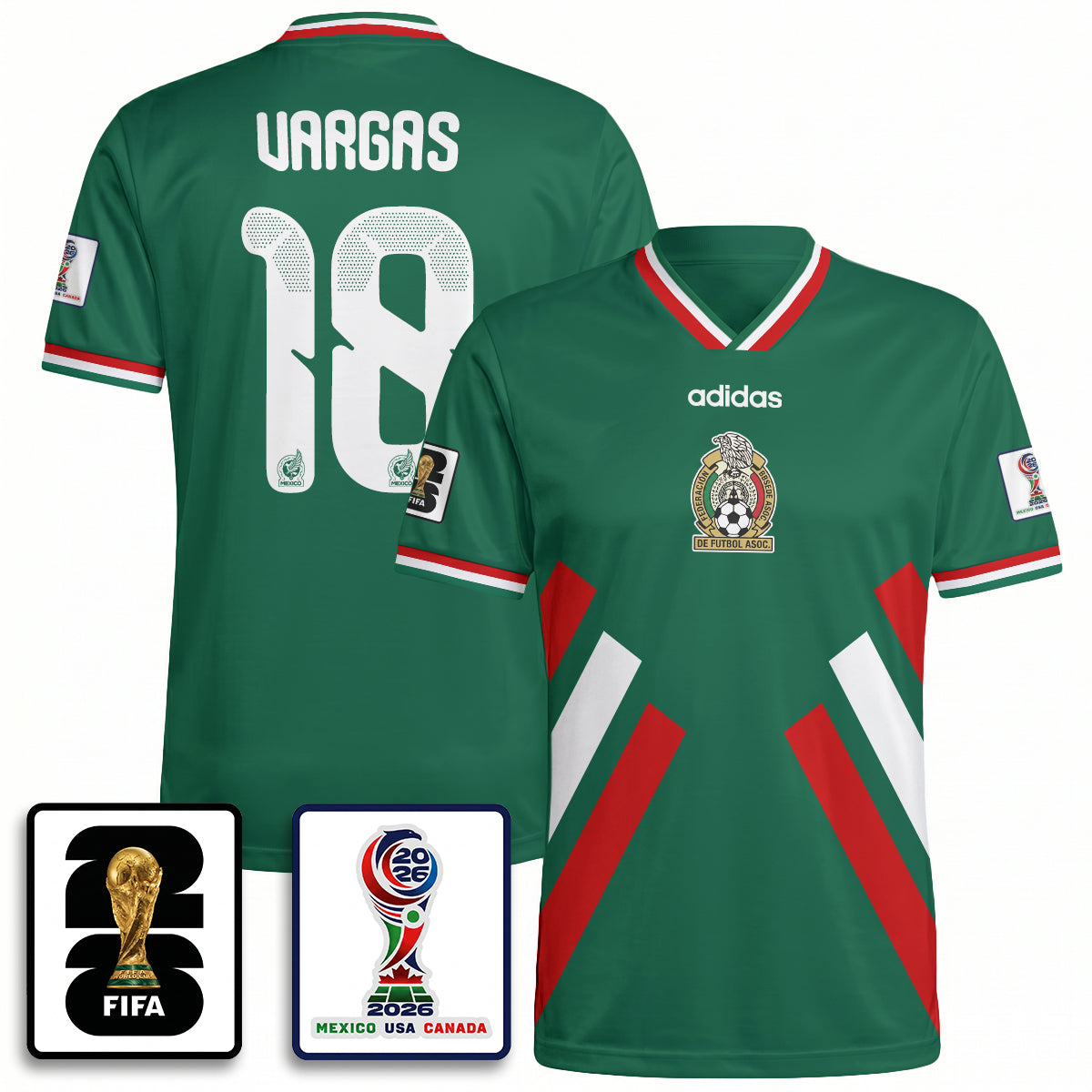 Mexico WC 2026 Fan Gear Version Jersey - Printed-DTD