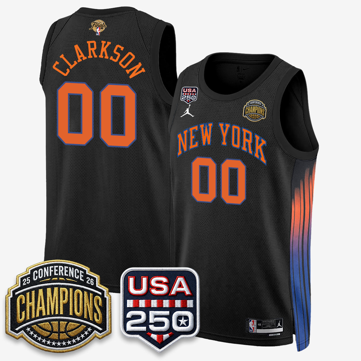 NYK 2026 NBA Eastern Conference Champions City Edition Jersey - Stitched-DTD