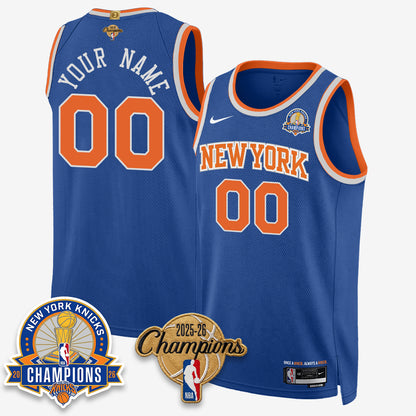 NYK 2026 Basketball Champions Special Edition Vapor Custom Jersey V2- Stitched-DTD