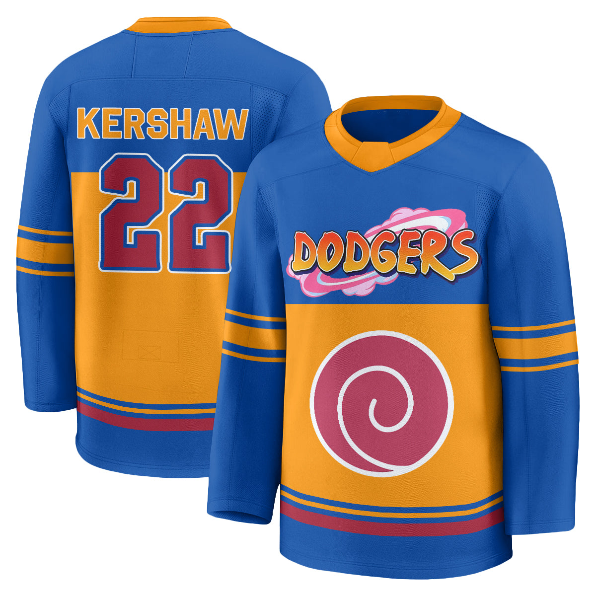 LAD Naruto Edition Vapor Hockey Jersey - Stitched-DTD