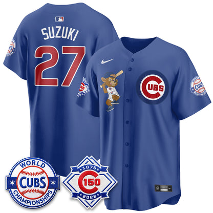 Chicago Cubs Clark Edition Vapor Limited Jersey - Stitched-DTD