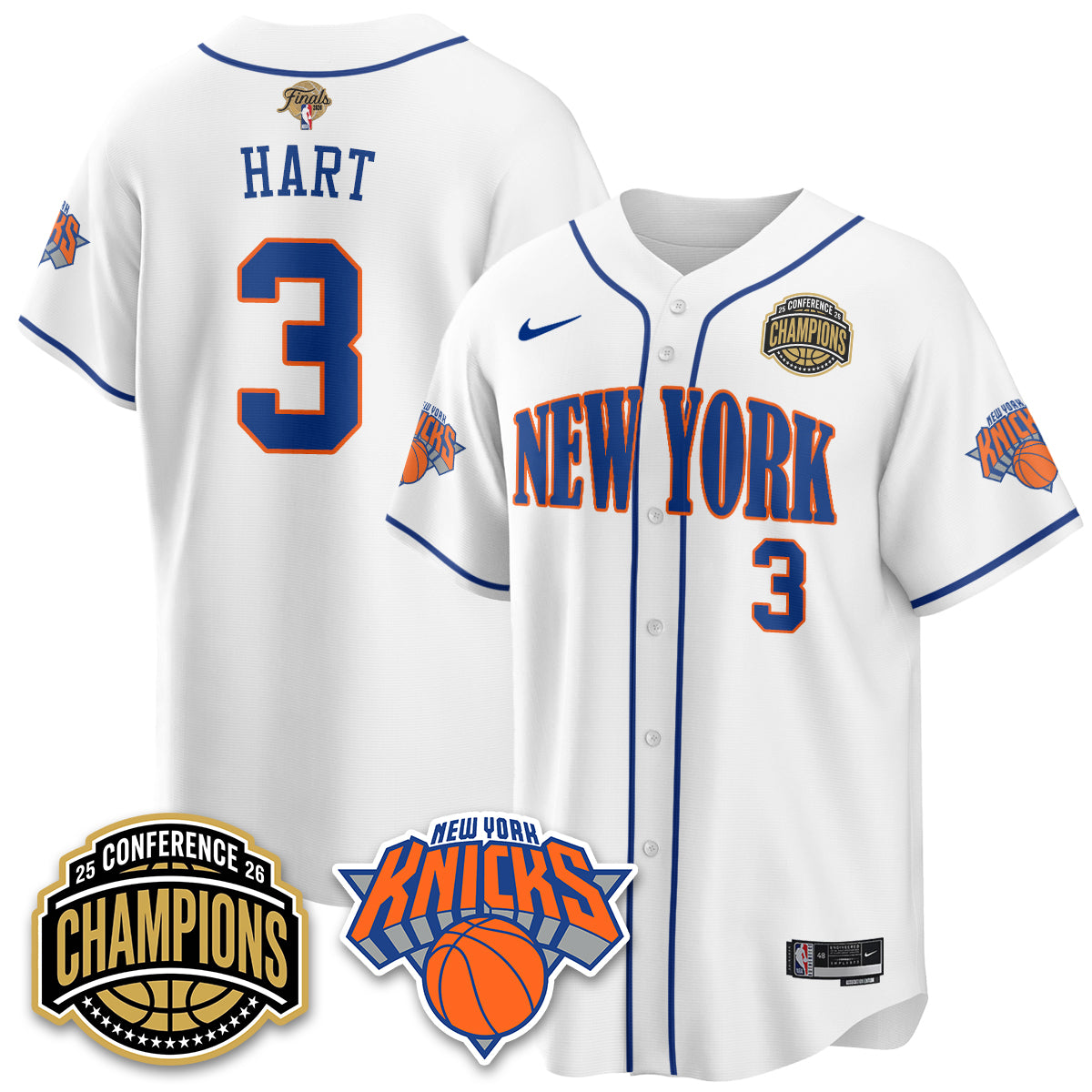 NYK 2026 NBA Finals Vapor City Edition Jersey V2- Stitched-DTD