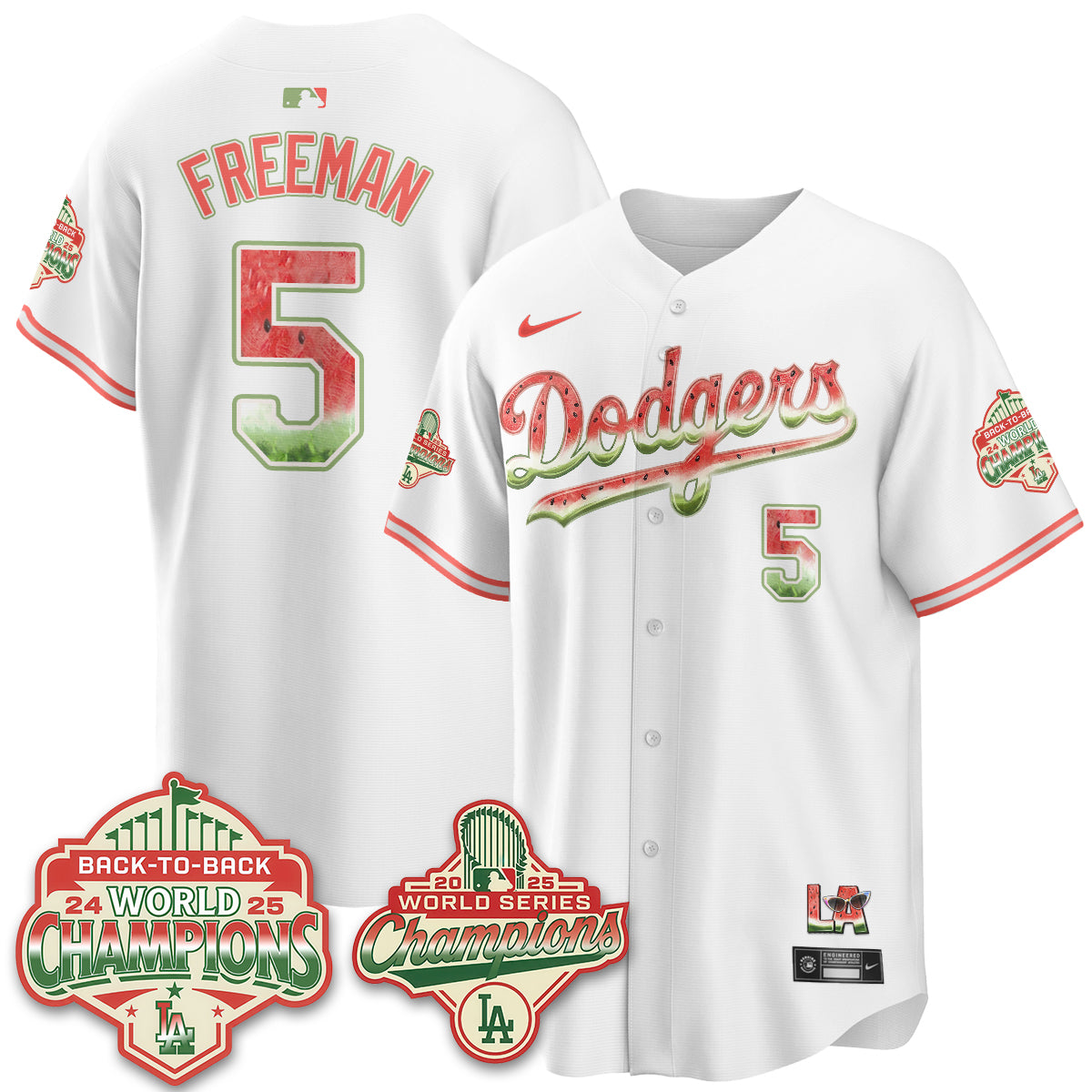 LAD National Watermelon Day Vapor Jersey - Stitched-DTD