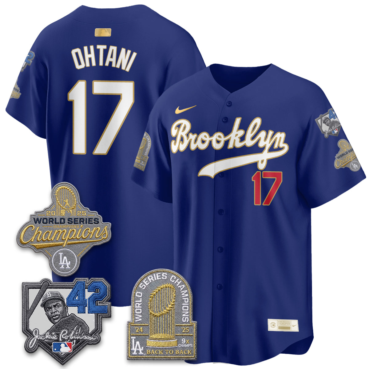 LAD 2026 Brooklyn Jackie Robinson Limited Jersey - All Stitched-DTD