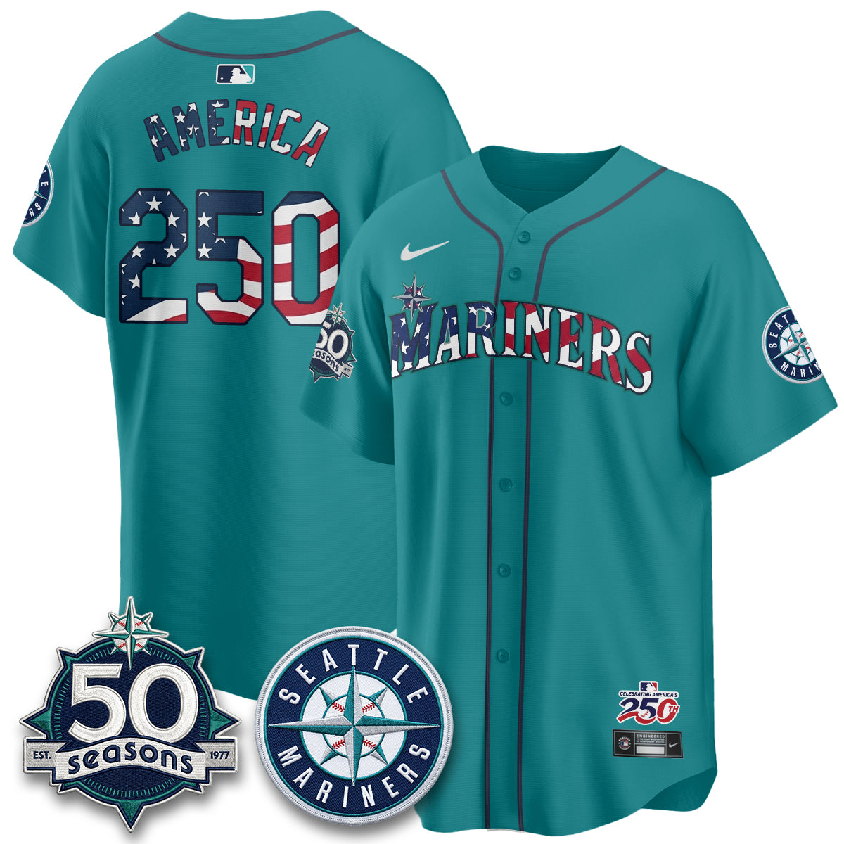 SEA Americana 2026 Vapor Limited Jersey - Stitched-DTD