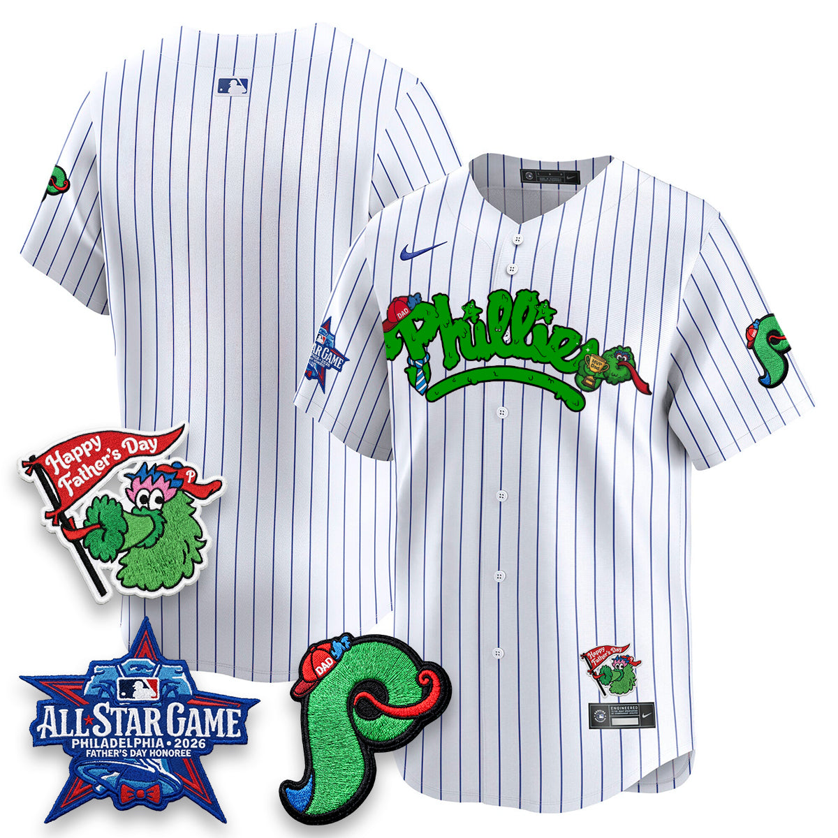 PHI Happy Father's Day Vapor Jersey - Stitched-DTD