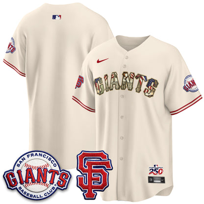 San Francisco Giants2026 Independence Day USA Jersey - All Stitched-DTD