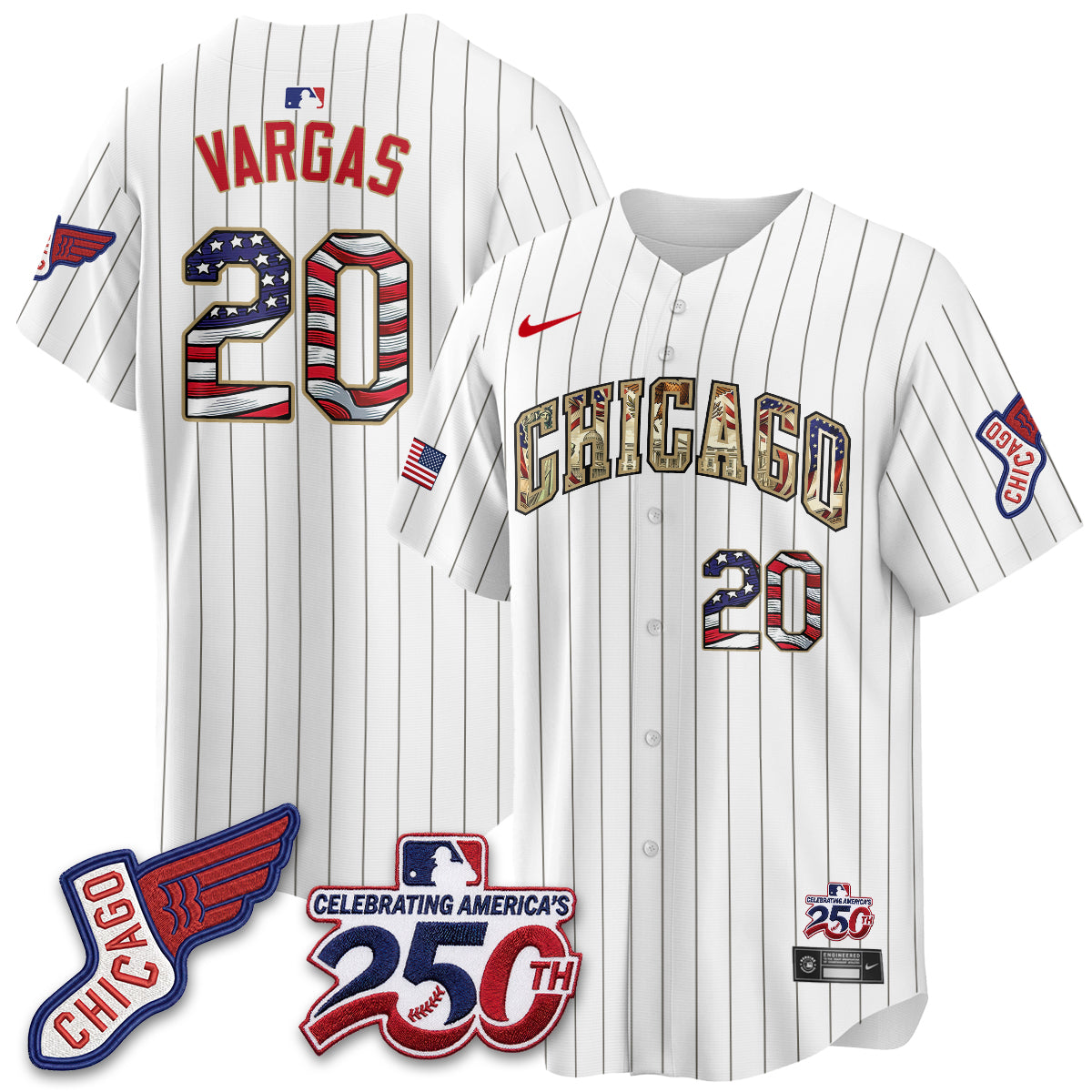 CWS 2026 Independence Day USA Vapor Jersey - Stitched-DTD