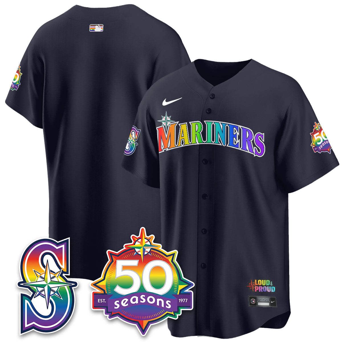 SEA Happy Pride Month Vapor Jersey - Stitched-DTD