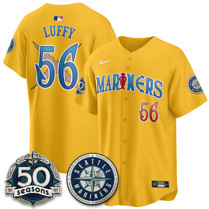 SEA x Japanese Cartoon Vapor Limited Jersey - Stitched-DTD