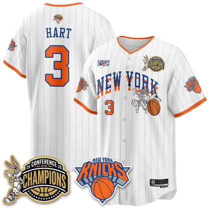 NYK 2026 NBA Finals x Bunny Vapor Jersey V2- Stitched-DTD
