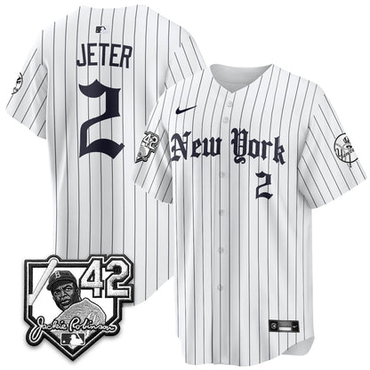 NYY 2026 Jackie Robinson Day Gothic Vapor Limited Jersey - All Stitched-DTD