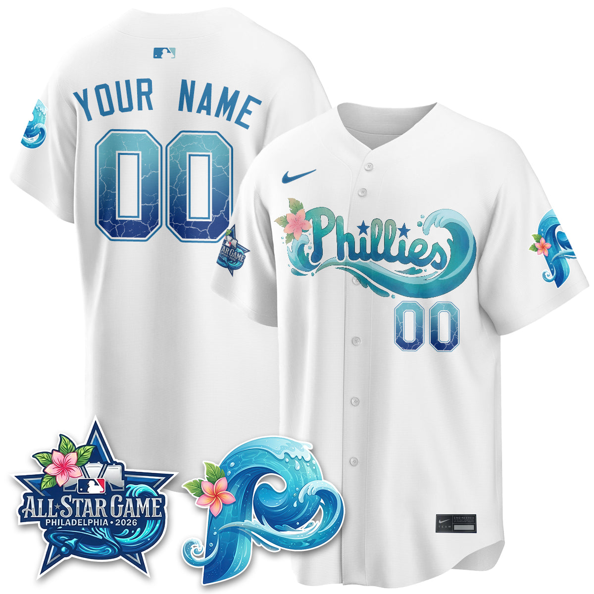 PHI Aloha Spirit Vapor Limited Custom Jersey - Stitched-DTD