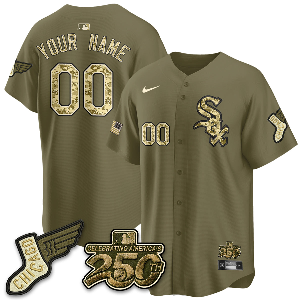 CWS Salute to Service 2026 Vapor Limited Custom Jersey - Stitched-DTD