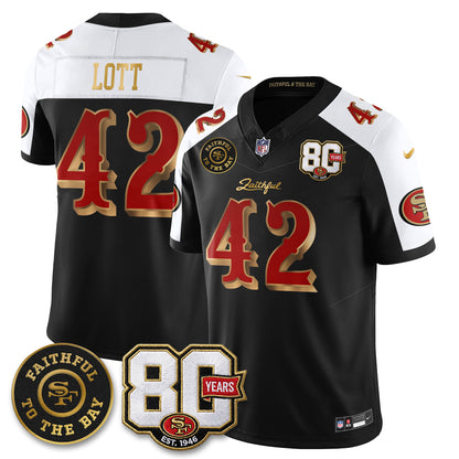 SF “Rivalries” Vapor Limited Jersey - Faithful To The Bay Patch - All Stitched-DTD