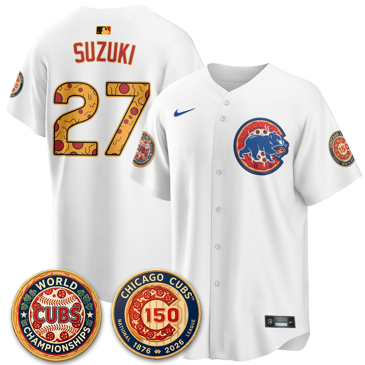 CHC Deep Dish Pizza Vapor Limited Jersey - Stitched-DTD