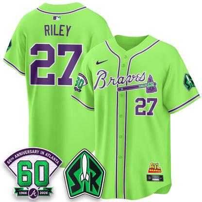 ATL 60th Anniversary Space Ranger Edition Vapor Limited Jersey - All Stitched-DTD