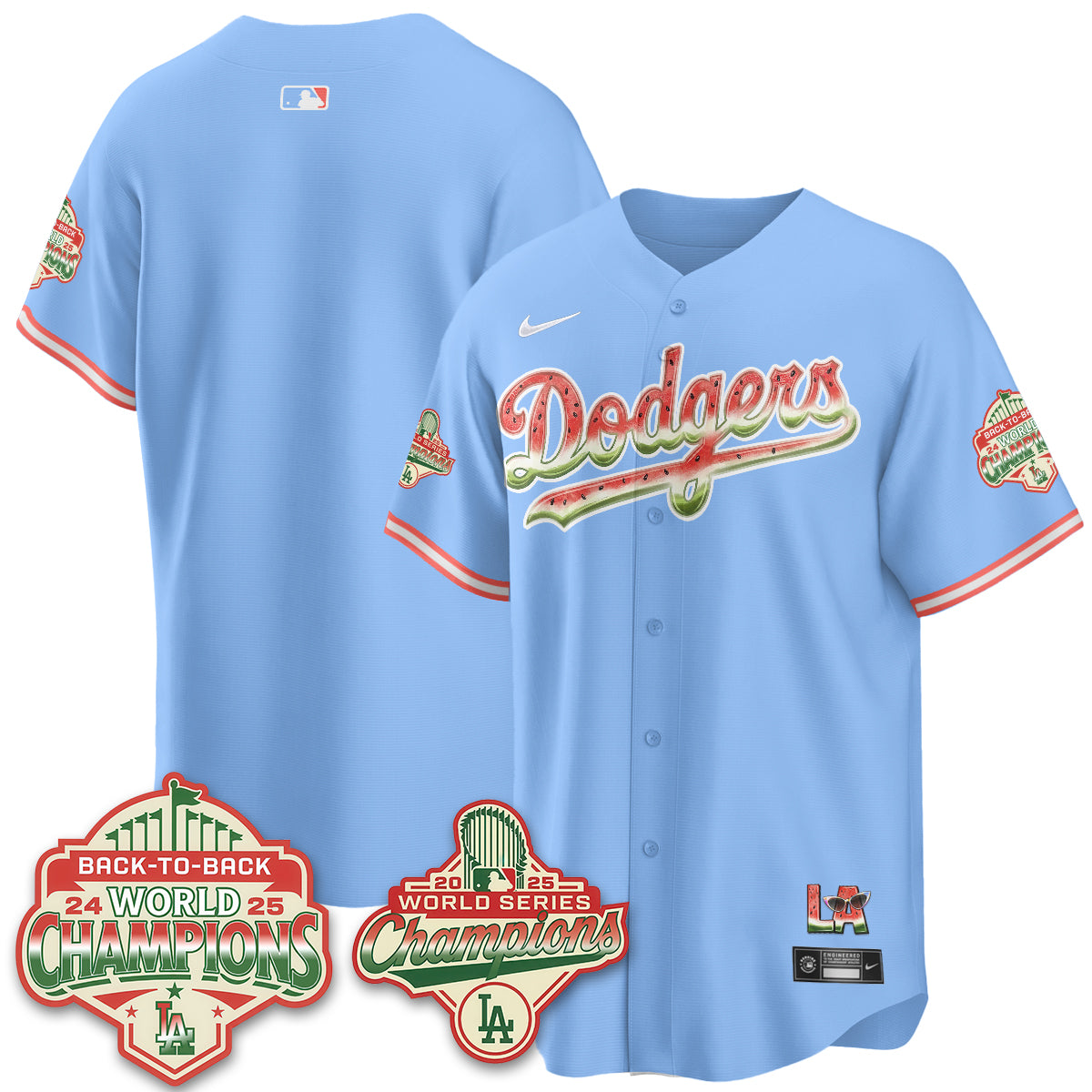 LAD National Watermelon Day Vapor Jersey - Stitched-DTD