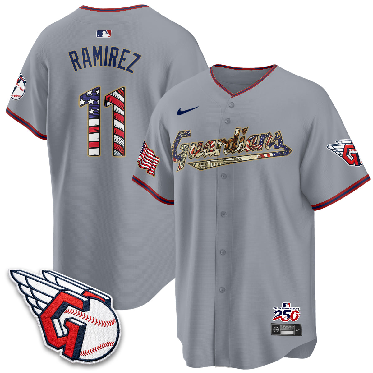 CLE 2026 Independence Day USA Vapor Jersey - Stitched-DTD