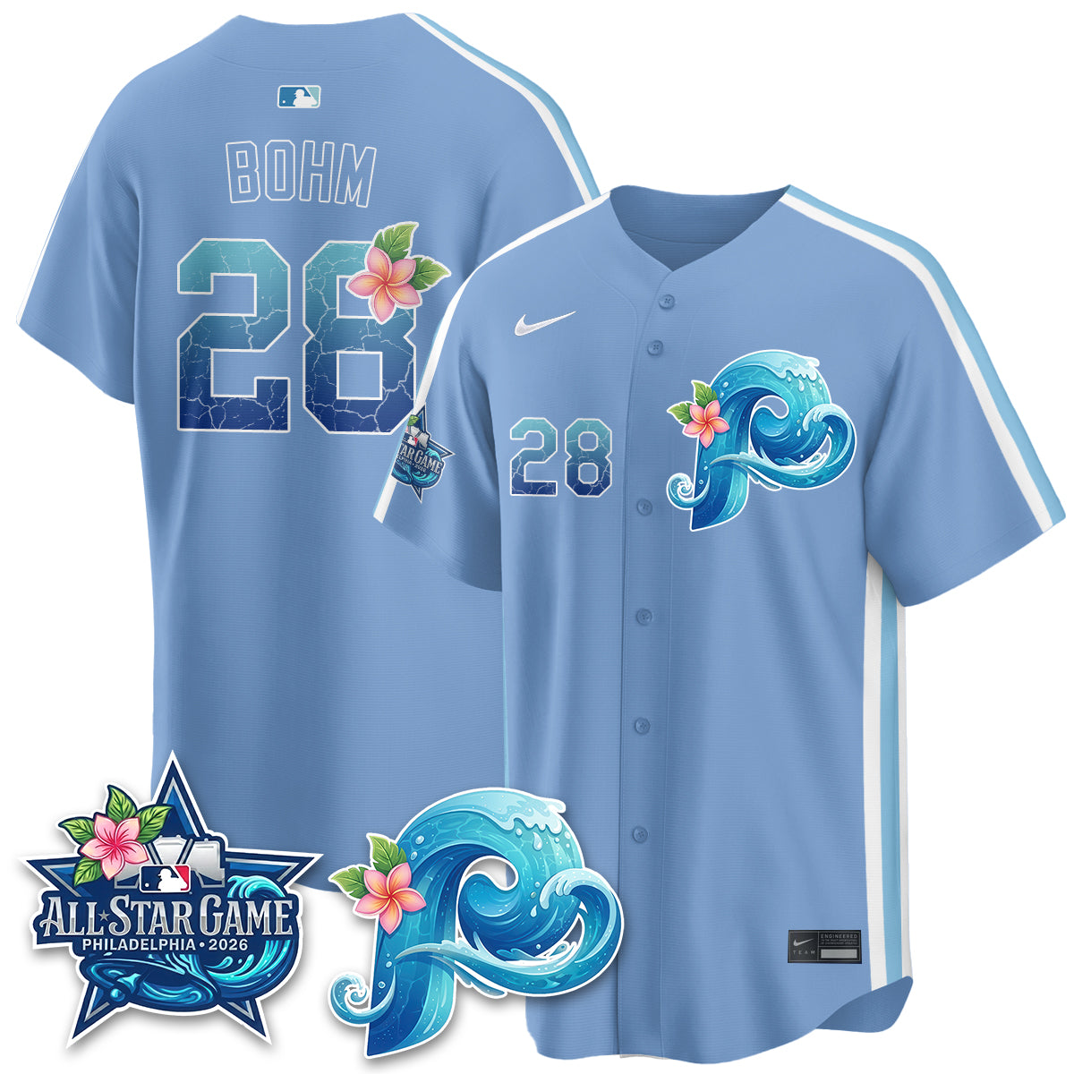 PHI Aloha Spirit Vapor Limited Jersey - Stitched-DTD