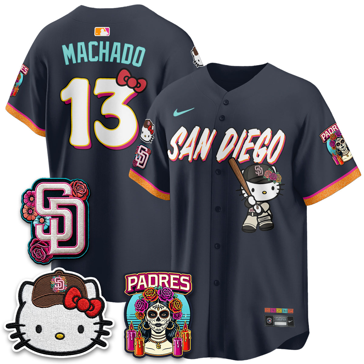 SD 2026 City Connect x Meow KT Vapor Limited Jersey - All Stitched-DTD