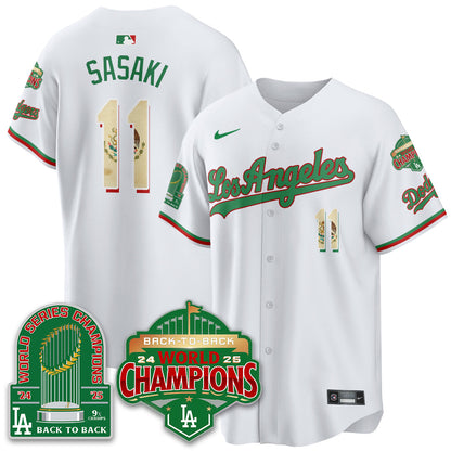 LAD Mexico Vapor Limited Jersey - 9x & B2B Champs - All Stitched-DTD