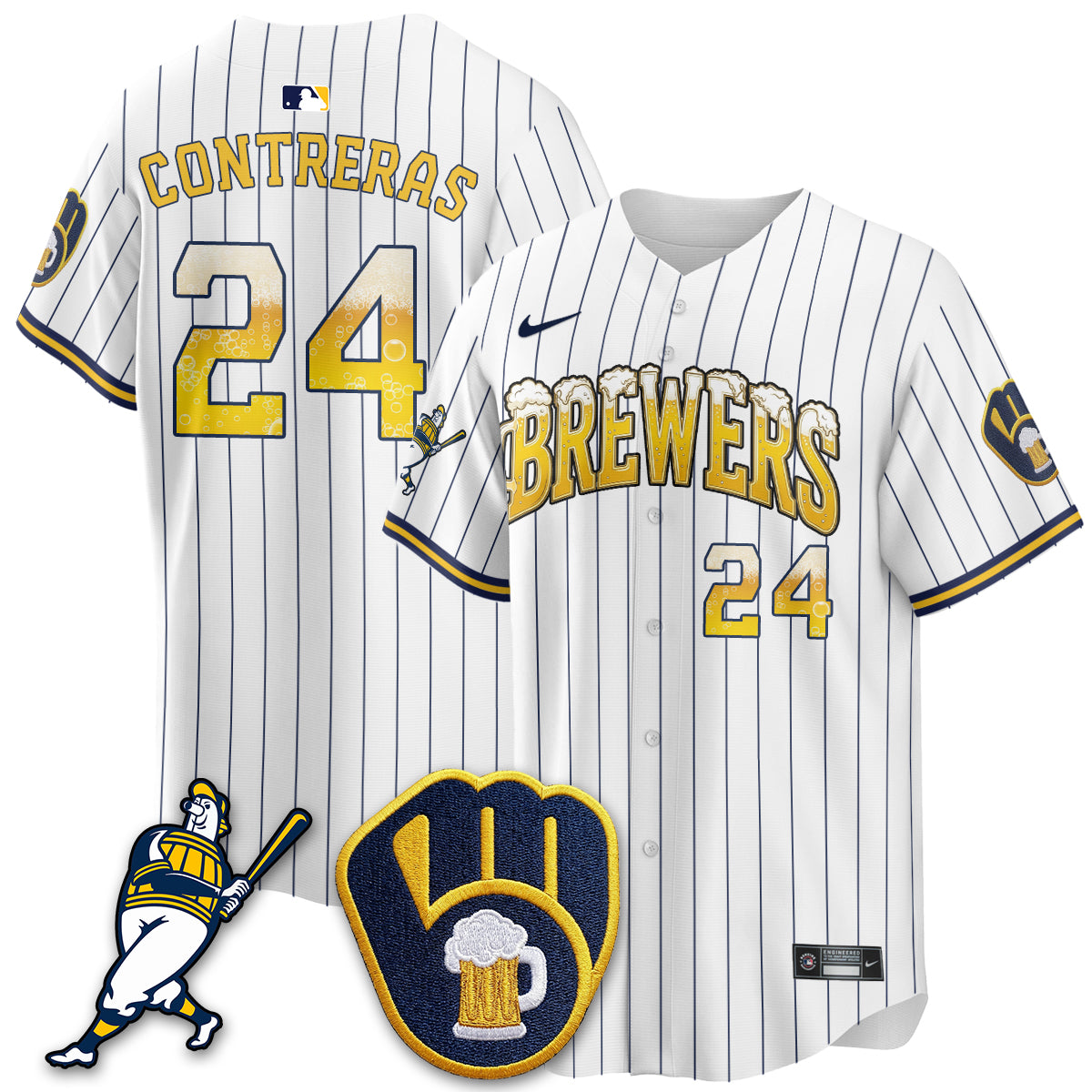 MIL "Pitcher & Pint" Edition Vapor Limited Jersey - Stitched-DTD