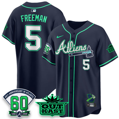 ATL x Atliens Cool Base Galaxy Version Jersey - Stitched-DTD