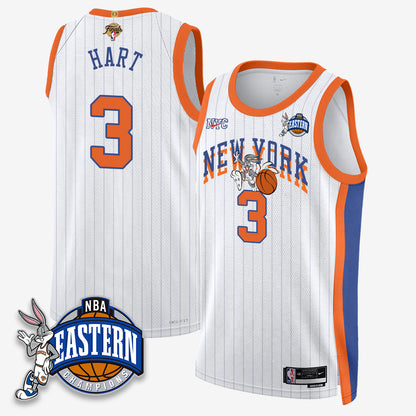 NYK 2026 NBA Finals x Bunny Vapor Jersey - Stitched-DTD