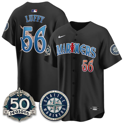 SEA x Japanese Cartoon Vapor Limited Jersey - Stitched-DTD