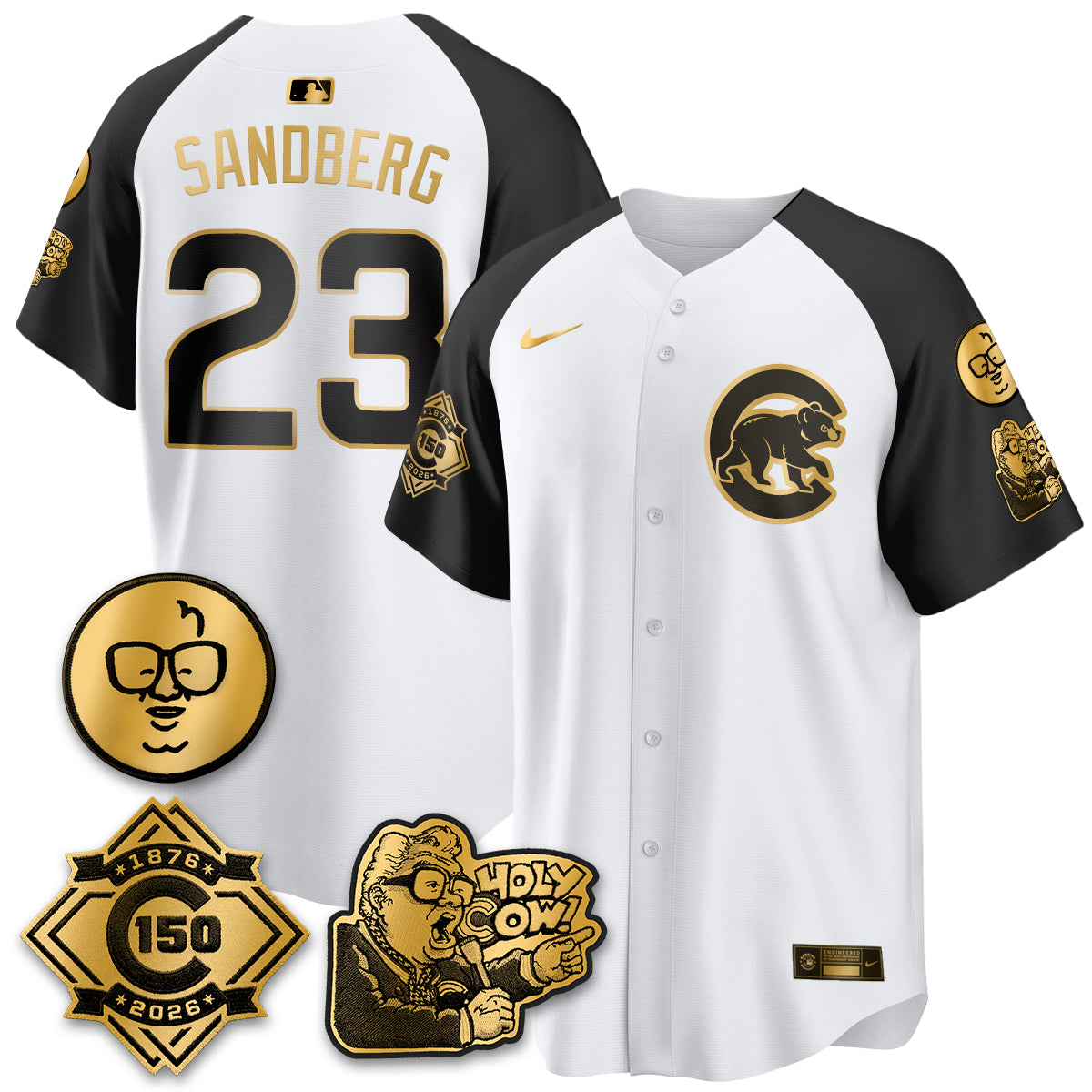 CHC 150th Anniversary Harry Caray Holy Cow Vapor Premier Limited Jersey - All Stitched V3-DTD