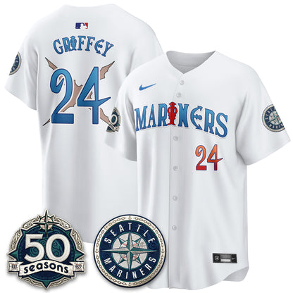 SEA x Japanese Cartoon Vapor Limited Jersey - Stitched-DTD