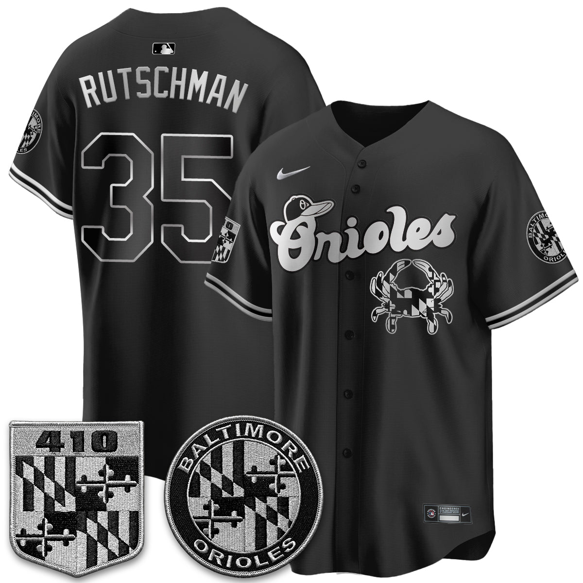 BAL Maryland Flag Vapor Limited Jersey - Stitched-DTD