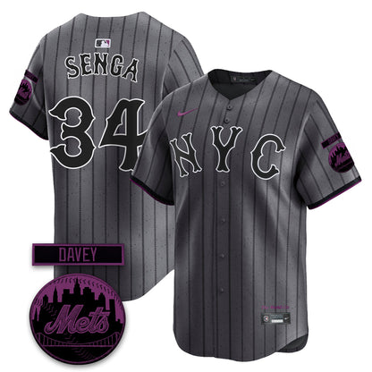 NYM 2026 Davey Johnson Memorial Vapor Limited Jersey - All Stitched-DTD