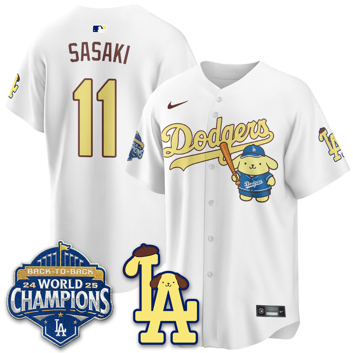 LAD Pompompurin Edition Vapor Jersey - Stitched-DTD
