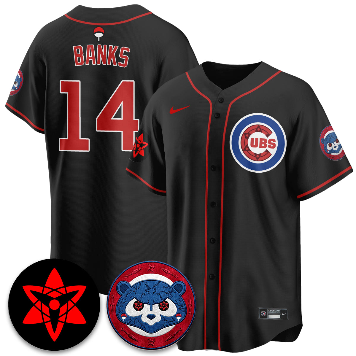 CHC Uchiha Sasuke Vapor Limited Jersey - Stitched-DTD