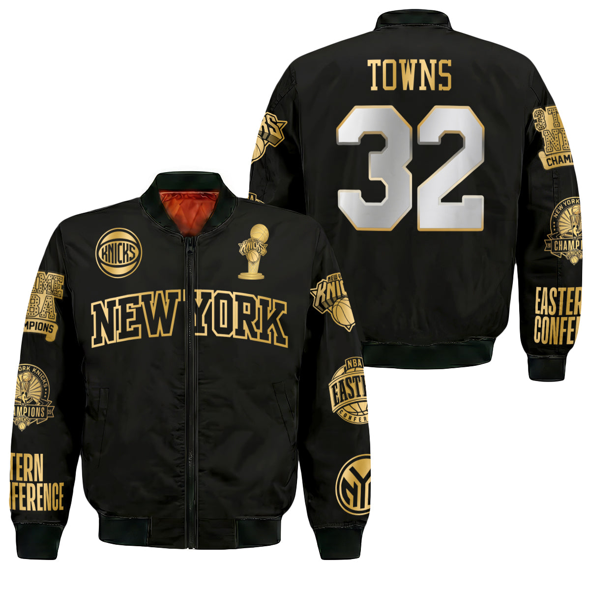 NYK 2026 NBA Finals Champions Limited Edition Bomber Jacket - Printed-DTD