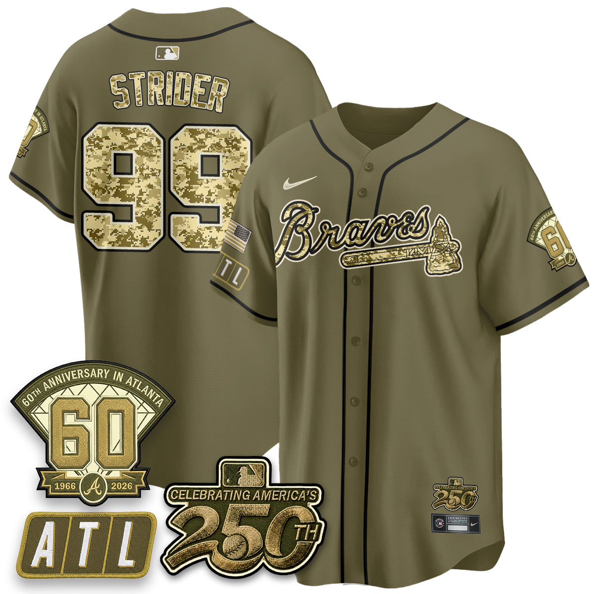 ATL Salute to Service 2026 Vapor Limited Jersey - All Stitched-DTD