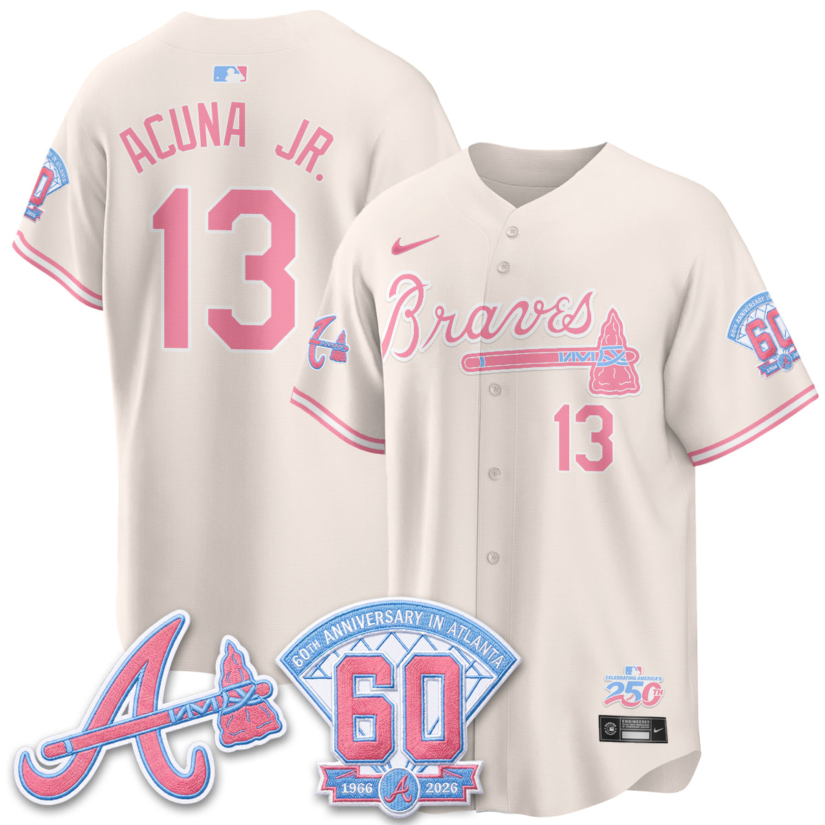 ATL x Bubblegum Vapor Jersey - Stitched-DTD