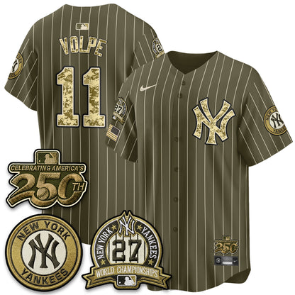 NYY Salute to Service 2026 Vapor Limited Jersey - Stitched-DTD