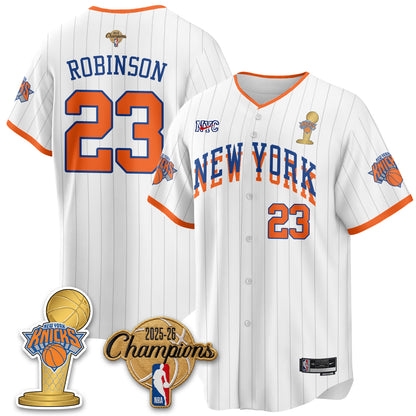 NYK 2026 NBA Champions Vapor Jersey - Stitched-DTD