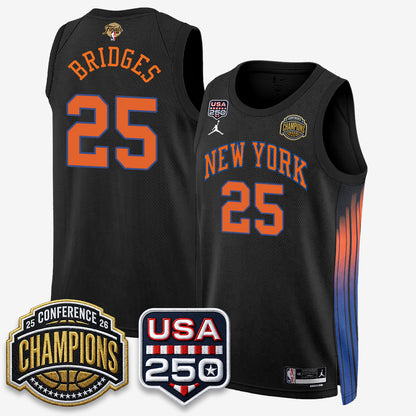 NYK 2026 NBA Eastern Conference Champions City Edition Jersey - Stitched-DTD