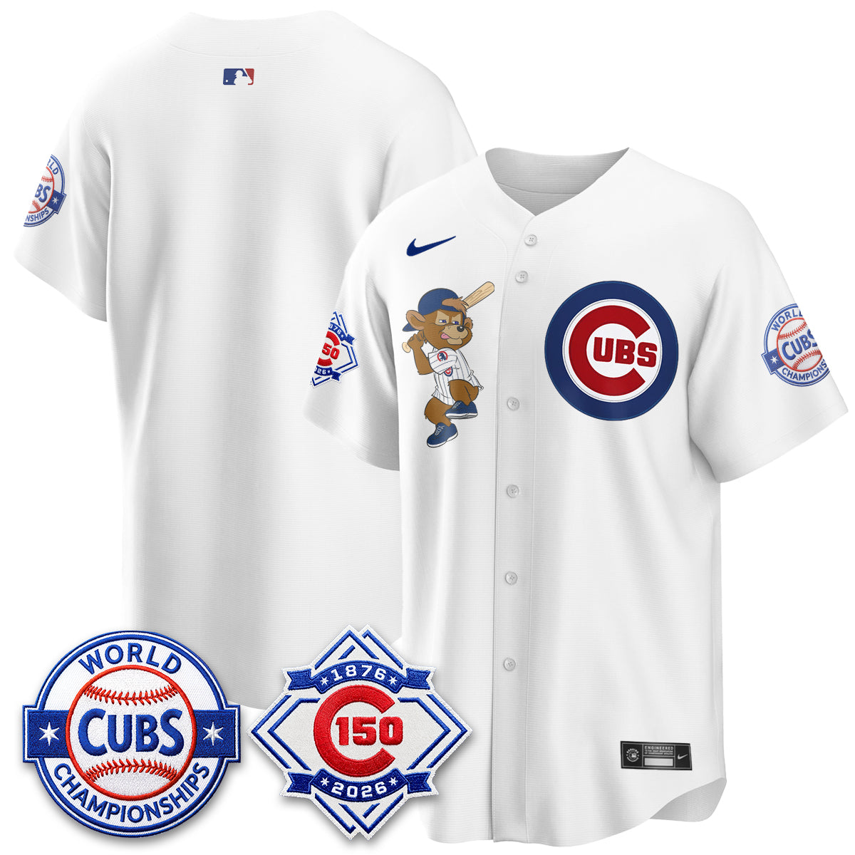 Chicago Cubs Clark Edition Vapor Limited Jersey - Stitched-DTD