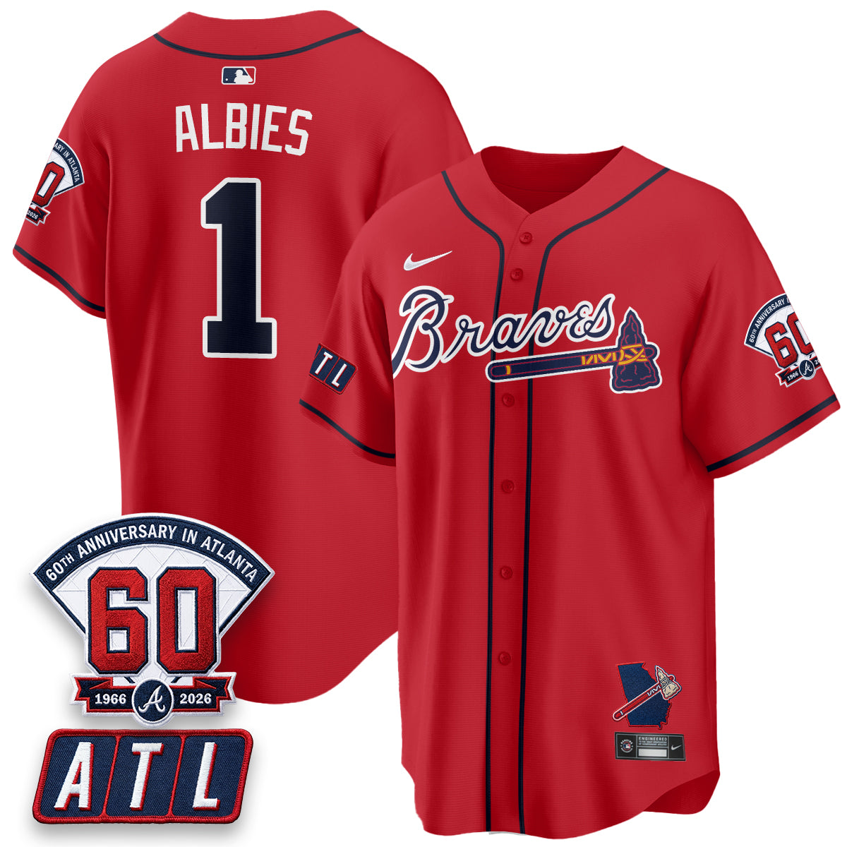 ATL 2026 60th Anniversary Vapor Limited Jersey - All Stitched-DTD